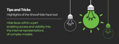 Tips and Tricks – Highlights of the Show/Hide Face tool