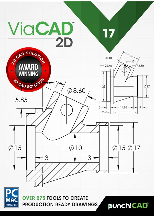 ViaCAD 17 2D for Windows